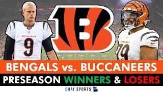 Bengals Winners & Losers vs. Buccaneers: Joe Burrow, Dax Hill, Maema Njongmeta, Jackson Carman