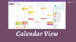 Calendar View In Odoo || Odoo Calendar View || Views In Odoo || Odoo Advanced Views