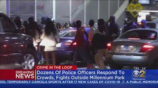 Multiple Teens Arrested During Large Gathering, Fights Outside Millennium Park