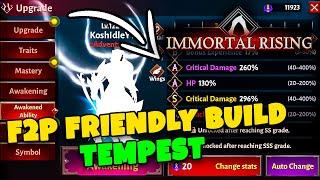 BEST BUILD FOR BEGINNERS A TO SSS TIERS // IMMORTAL RISING GUIDES