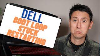How To Fix Dell Boot Loop - Stuck Restarting Error