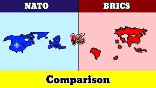 Let's Compare NATO vs BRICS | Country Comparison | Data Duck