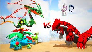 ARK - Pokemon hệ Cỏ cầu cứu Rồng thần Rayquaza chống lại Thần Groudon - Chiến tranh Pokemon 2 | GHTG