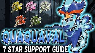 BEST SUPPORT Pokemon To defeat 7 Star Quaquaval Pokemon Scarlet And Violet