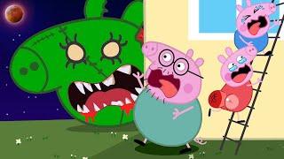 Peppa Zombie Apocalypse, Nightmare Zombie VS Peppa Pig Family | Peppa Pig Funny Animation