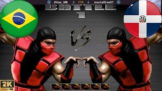 Ultimate Mortal Kombat 3 - Vitao_MK  VS  mortalfree07