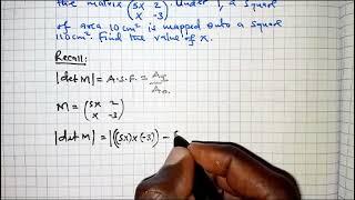 Matrices and transformations