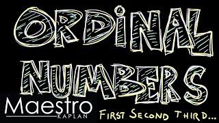 Ordinal Numbers in Spanish (first, second, third, fourth, etc)