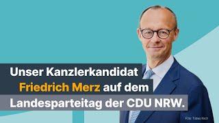  Live aus Münster: Unser Kanzlerkandidat Friedrich Merz auf dem Landesparteitag der CDU NRW