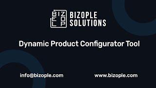 Dynamic Product Configurator Tool