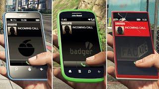 All GTA 5 Phone Calls, From the Beginning to Final Missions (Incoming Calls Only)