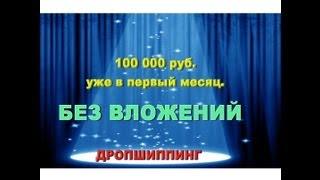 Дропшиппинг. Интернет бизнес без вложений. Зарабатывай от $1000 в мес.