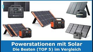 Powerstationen mit Solarpanel 2024 (TOP 5)  Powerstation Testsieger im Vergleich (gut und günstig)