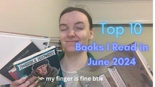Top 10 Books I Read in June 2024 Reading Wrapup | reading slump (and winter) go brrrrr