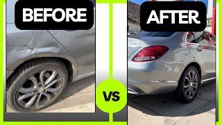 How do you repair car quarter panel? STEP BY STEP #carrepair #automobile #carbodyrepair