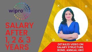 Wipro Salary after 1, 2 & 3 Years | In-hand Salary #wipro #wiproonboarding #careerq