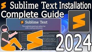 How to install Sublime Text 4 on Windows 10/11 [ 2024 Update ] Demo Program
