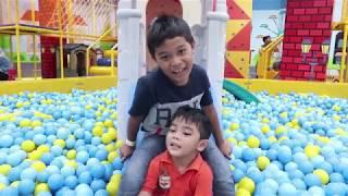 Kids Song Here Happy There Happy and Lyrics While Ball Pit Show