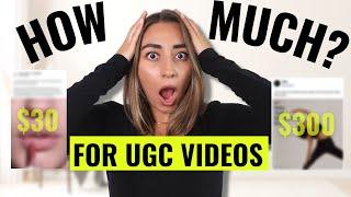 How much to charge as a UGC Content Creator (Pricing, Invoicing, and Contracts for UGC videos)