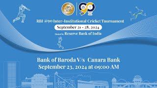 RBI@90 Inter Institutional Cricket Tournament | Day 2: BoB V/S Canara Bank, RBI “A” V/S BSNL