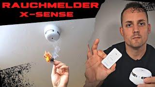 Rauchmelder  X-Sense. Auswahl, Installation und BRANDTEST!