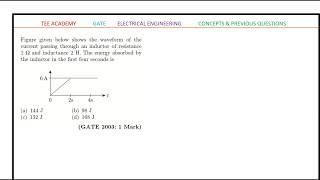 Gate Electrical Engineering Concepts & Questions Answers 01