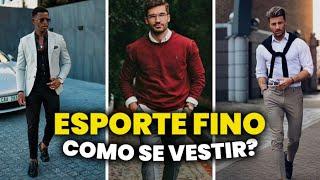 ESPORTE FINO MASCULINO: Como se Vestir com Estilo? 23 Looks Modernos pra se Inspirar