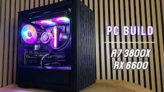 600$ Gaming PC Build | DeepCool Matrexx 40 | RX 6600 | Ryzen 7 3800X