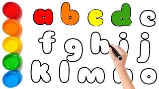 Phonics Song // Learn to Draw and Paint Alphabet Letters A to Z for Kids // ABC for Kids //