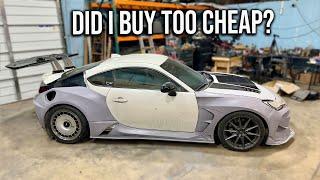 $5,000 Salvage BRZ: Was It a Mistake? Major Body Repair Begins!