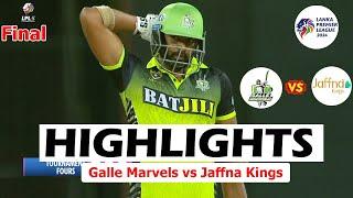Highlights | Jaffna Kings Vs Galle Marvels Lanka Premier League T20 2024 | JFS VS GAM