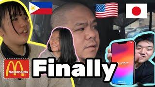 McDonald’s Drive Thru | Surprise Gift | Filipino Single Father in Japan