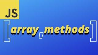 Array methods in JavaScript es6