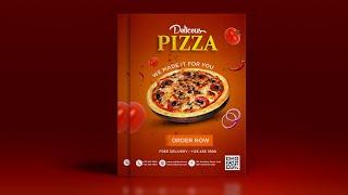 Photoshop Tutorial - Pizza Poster Design in Photoshop