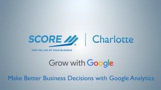 Grow with Google - Make better decisions with Google Analytics