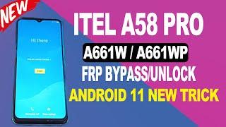 Itel A58, A70,A49,(A661W, A661WP,A662L,A665L) Frp Bypass/Google Account Lock Remove |Android 11