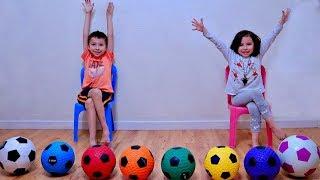 Learn The Colors for Children and Toddlers with Soccer Ball