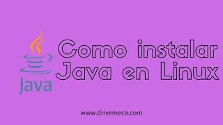 Como instalar Oracle JDK en Linux 