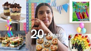 Food ideas for kids Birthday Party | Quick , Easy and Mess free