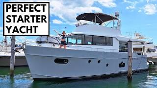 U CAN LIVE ON THIS YACHT  2015 Beneteau 50 Swift Trawler Affordable Liveaboard Yacht Tour