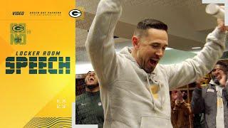 Packers locker room reacts after 34-0 victory over Saints