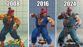 Street Fighter 4, 5, 6 - Akuma Raging Demon, Throws, Intro & Victory Poses