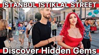 TurkiyeIstanbul,Beyoglu,Discover Hidden Gems In Istiklal Street & Taksim Square Walking Tour|4K