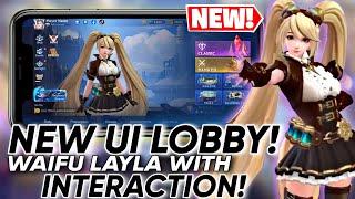 NEW UI LOBBY FEATURED LAYLA WITH ANIMATION | MLBB NEW UPDATE