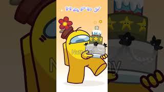 Among Us Rodamrix || Because I'm Happy! || HBD special ⭐️ || animation meme #amongus #viral #tween