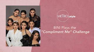 #BINI Members Play the "Compliment Me" Challenge