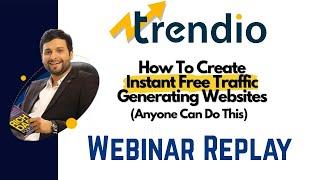 Trendio Review Webinar Replay Demo Bonus - Create & Sell Authority Niche Sites in 3 Clicks