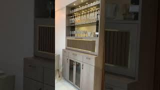 Bar unit for Home Design |Bar unit Design |Hidden Bar cabinet electric| Mini bar unit Design#shorts