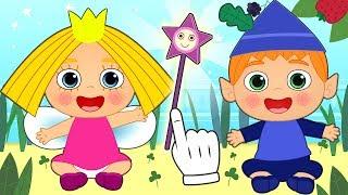 BABY ALEX AND LILY  Elf and Fairy Costume | Educational Cartoons  and Games for kids