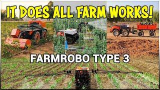 Will FarmRobo Type 3 Replace Tractors and Tillers? Amazing Driverless Agriculture Robot